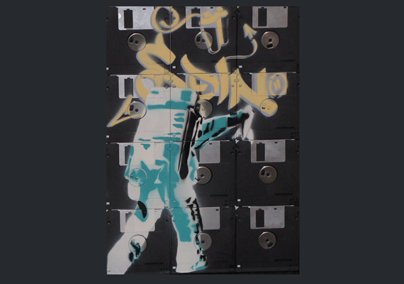 Aerosol on floppy disks