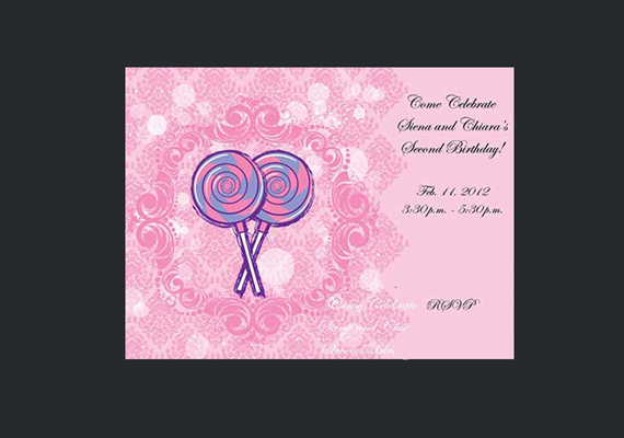 Birthday invitation