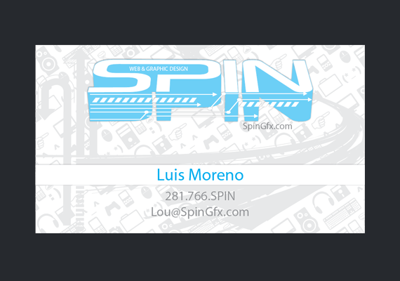 Business card design.